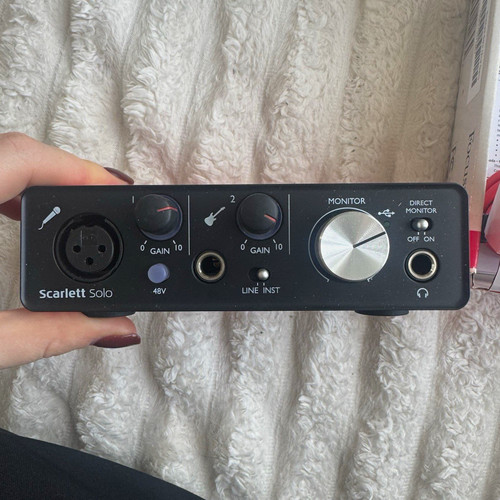 Focusrite scarlett solo 2nd - scarlett,