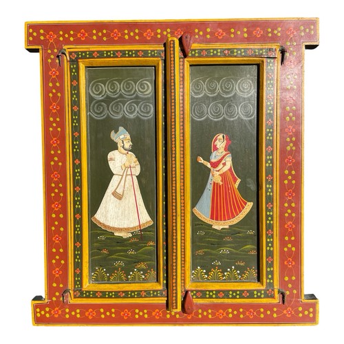 Vintage indian hand painted - vintage, hand-painted