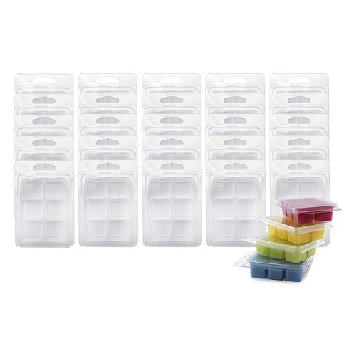 10packs wax melt - wax, clear