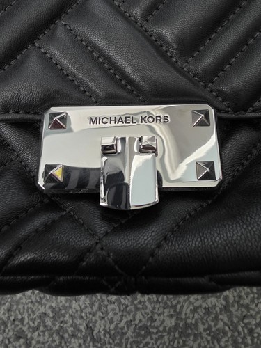 Michael kors black quilted - michael,