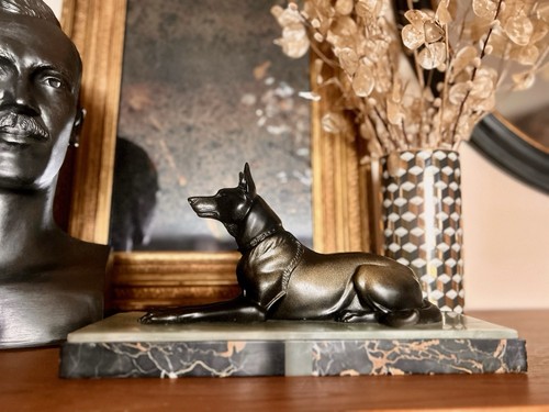 French art deco patinated - french,