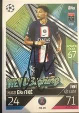PSG Hugo Ekitike Hand Signed
