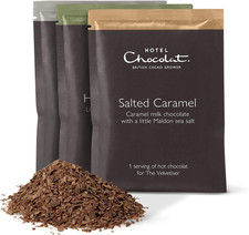 Hotel Chocolat Hot Chocolate Sachet Selection - Luxury Chocolate Flakes - Pack o