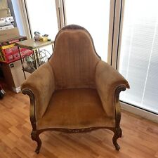 Antique Large  Classical french  Louis XVI Boudoir bedroom Arm Chair 