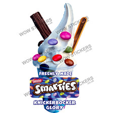 Ice cream van sticker Smarties