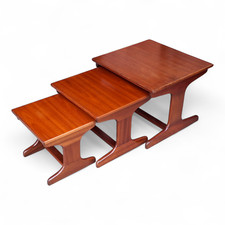 Mid Century Teak Nest of