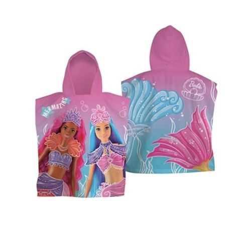 Barbie hooded towel poncho - towel,