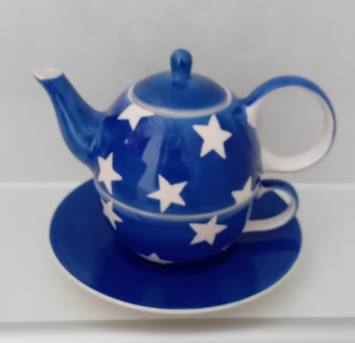 Whittard glossy blue with - glossy,