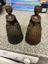 Brass Lady Bells. Pair