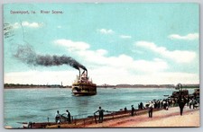 Vintage Davenport Iowa River