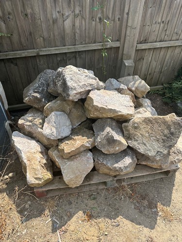 Rockery stones pallet load - rockery,