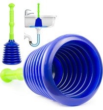 Luigis Sink and Drain Plunger for Bathrooms, Kitchens, Sinks, Baths and Showers