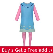 Lovely Py Trolls Costume V-ne Dress Unisex Cosplay Performance Outfit