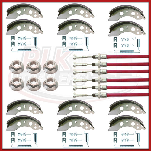 Tri axle brake shoe - tri,
