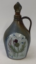 Vintage Buchan Stoneware Jug Portobello Scotland Floral Pottery Height 25cm