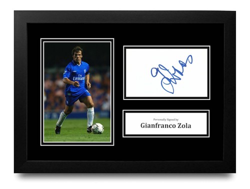 Gianfranco zola signed - signed, a4