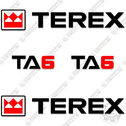 Fits terex ta6 decal - fits, kit