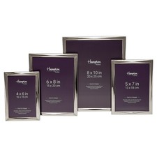 Hampton Frames 4x6 5x7 6x8 8x10 Photo Picture Frame Silver Gift Frame