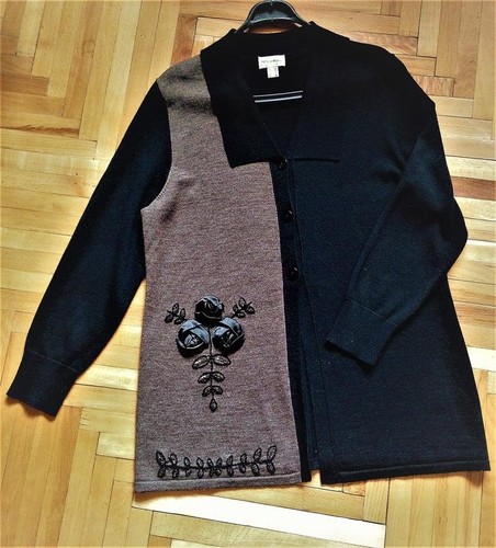 Women peter hahn sweater black - peter,