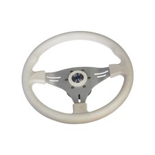 BOAT STEERING WHEEL WHITE