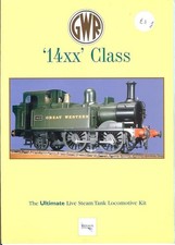 Winson Engineering paperwork GWR 14xx tank 2000  7 1/4" gauge live steam kit