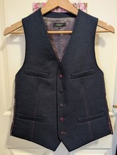 Holland Esquire Navy Waistcoat