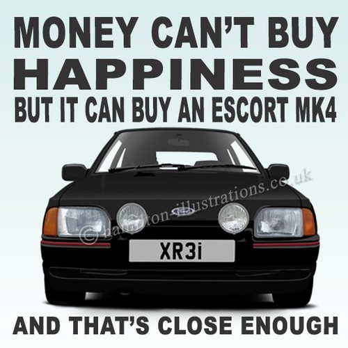 Ford escort mk4 xr3i art - ,