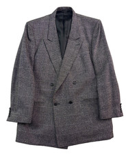 VTG 90s 44R silk wool tweed