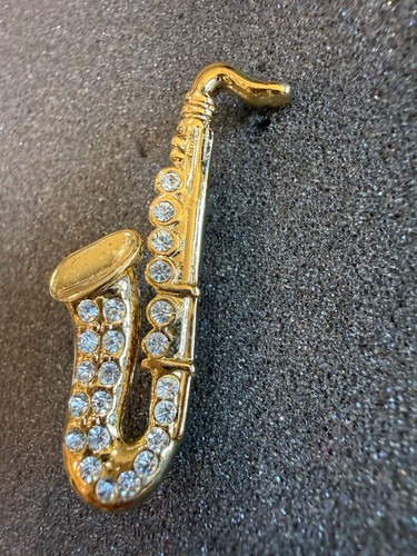 Vintage rhinestone gold tone - rhinestone,