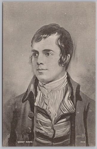 Robert burns postcard - burns,