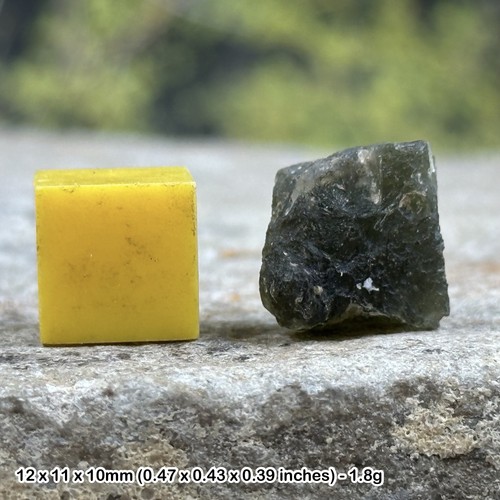 Moldavite translucent green - moldavite,