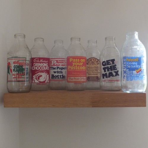 Vintage advert glass milk - vintage,