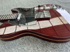 Ship Fast Limited Edition George Harrison Sandwich Trans Brown Electric Guitar