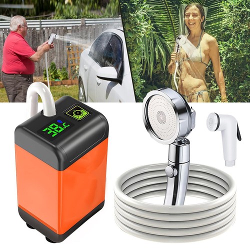 Portable camping shower usb - shower,