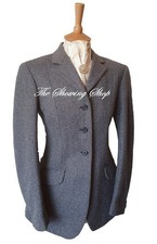 LADIES MEARS  BLUE TWEED SHOWING/ HUNTING  JACKET SIZE 12 (36)
