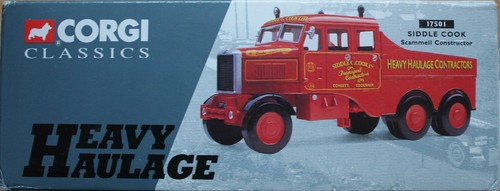 Corgi heavy haulage siddle - corgi,