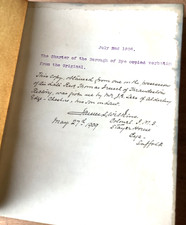 Eye Suffolk Borough Charter