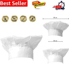 Hat chef white for fancy - white,
