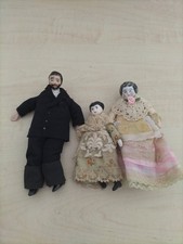 Dolls house family with
