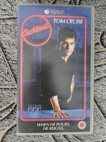 Tom cruise cocktail retro vhs - retro,