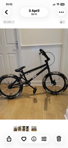 Bmx bike black with custom - bmx,