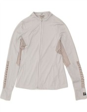 ABERCROMBIE & FITCH Womens Tracksuit Top Jacket UK 12 Medium Grey BR20