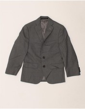 RALPH LAUREN Boys 2 Button Blazer Jacket 4-5 Years Grey BU70