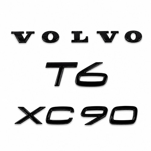 Gloss black badges - black,