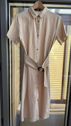 Bershka size beige - bershka, belted