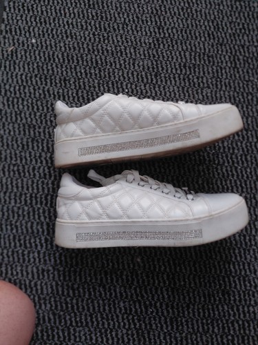 Womens white leather quilted - womens,