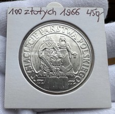 Poland Silver 100 Zlotych Coin