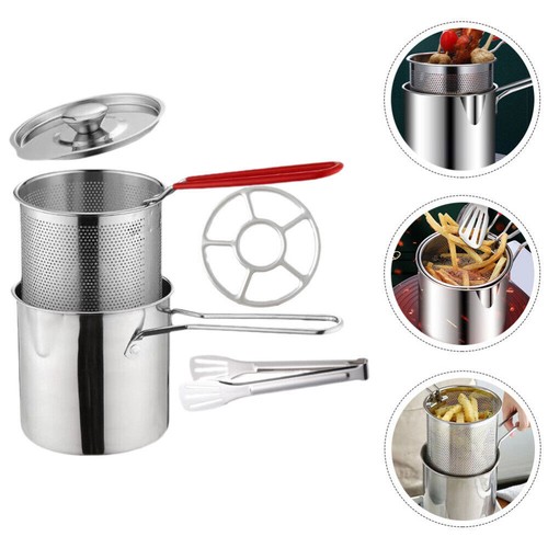 Stainless steel chip pan deep - stainless,