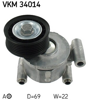 Skf tensioner pulley for - skf,