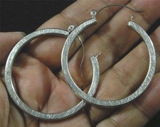 Large Brushed Finished Silver